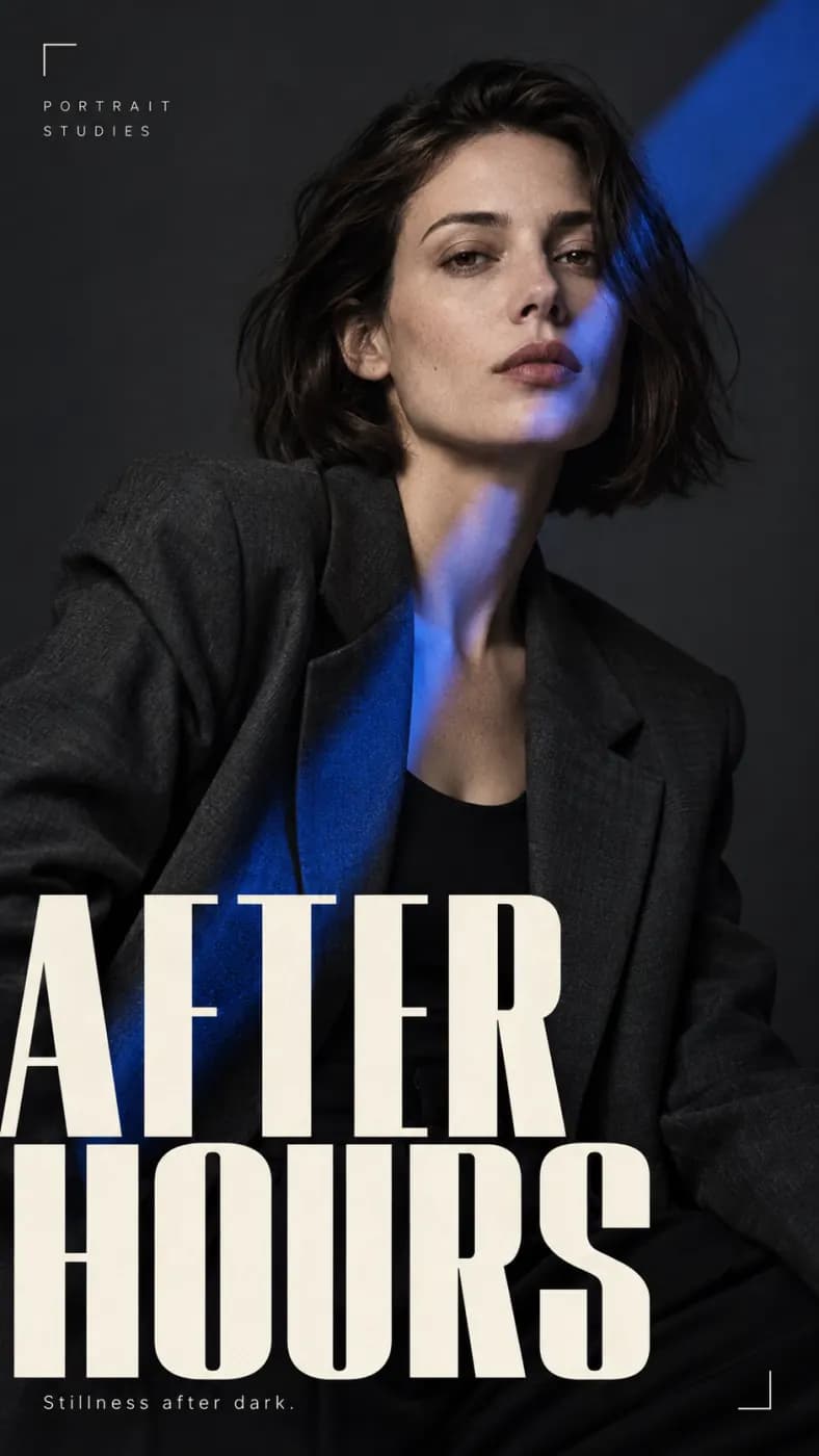 Change hairstyle — Original: Your starting point