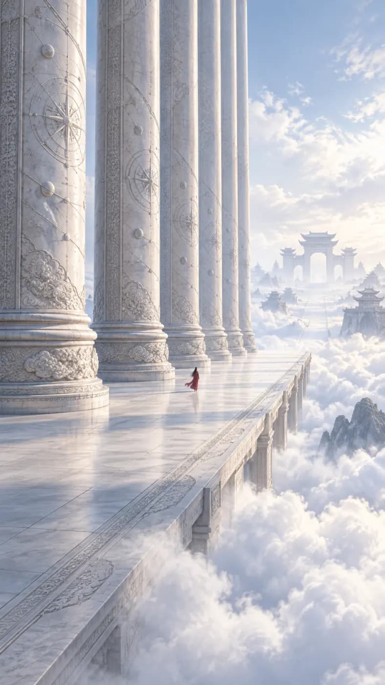 Cloud colonnade