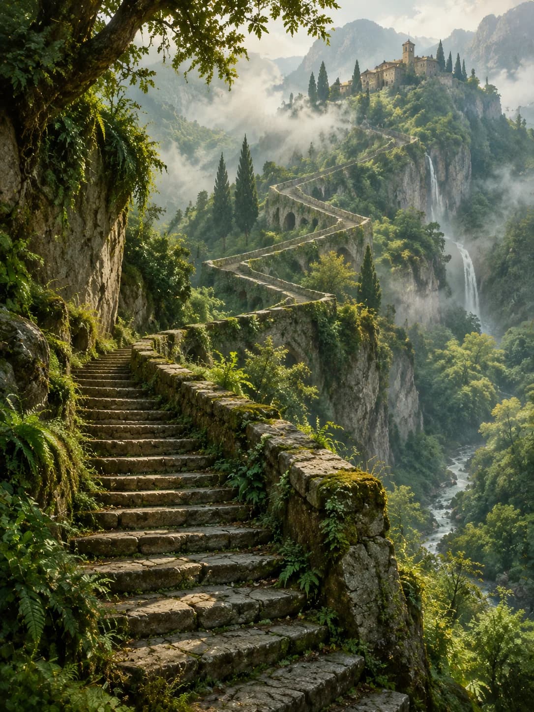 Overgrown Valley Staircase