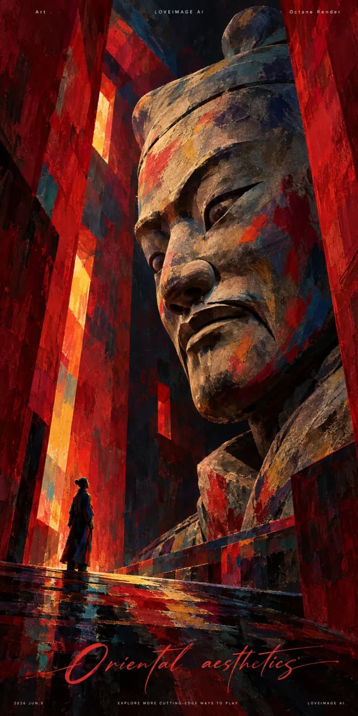Terracotta portrait