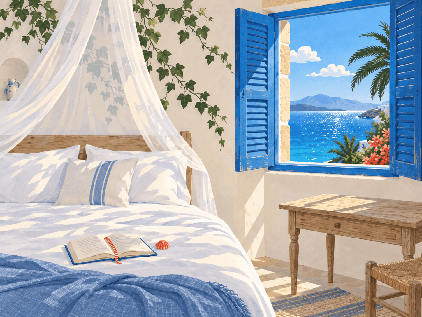 Clear the tabletop, keep the sea view — After