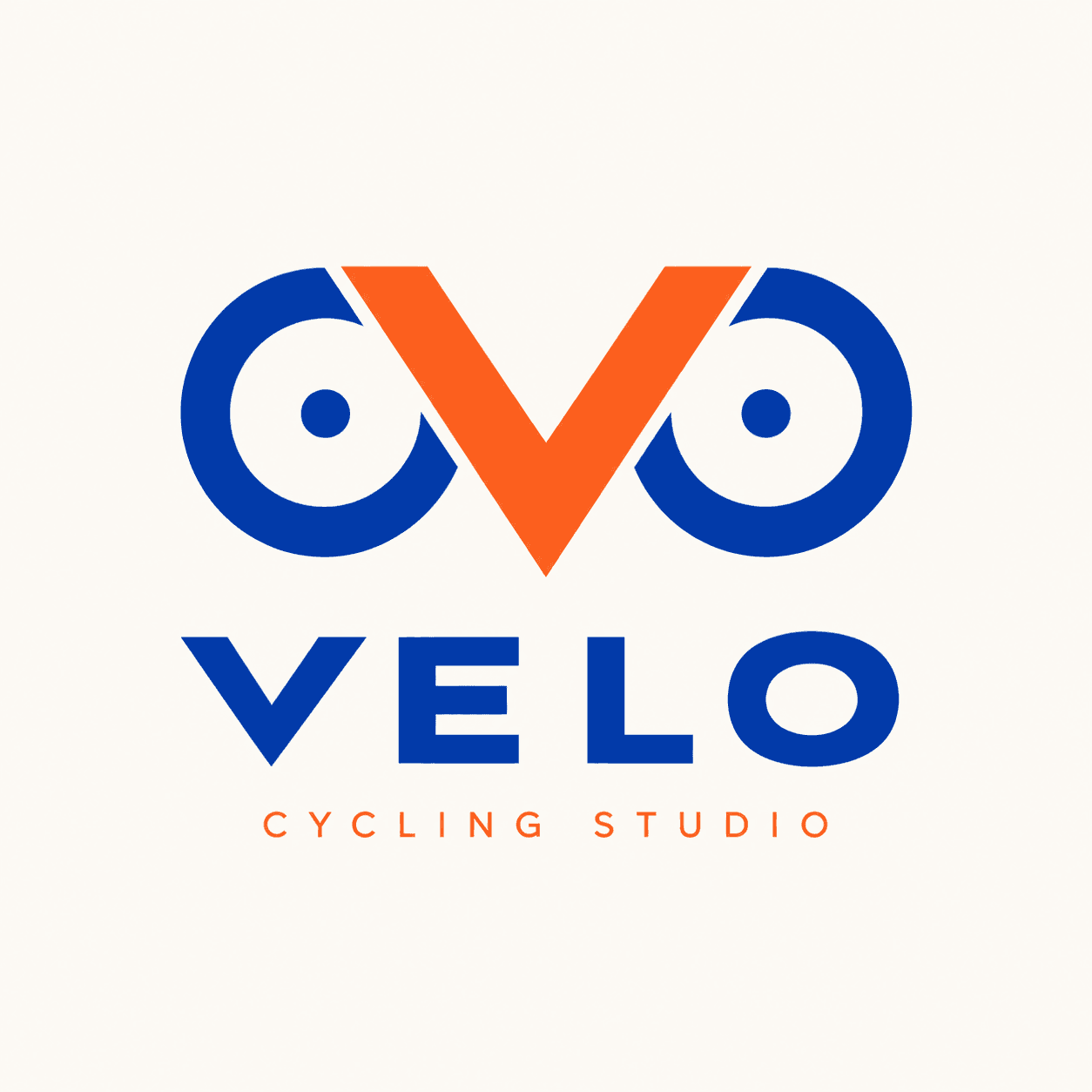 A cycling mark with forward motion