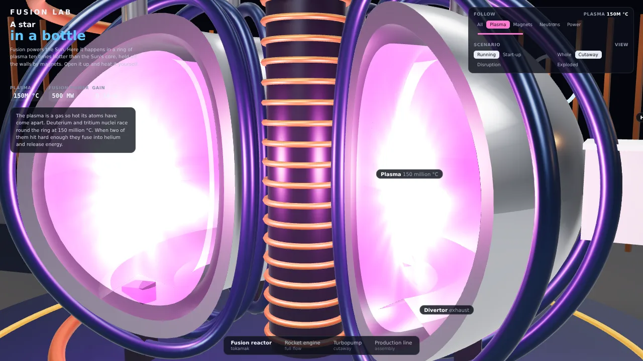 Build a fusion reactor you can take apart