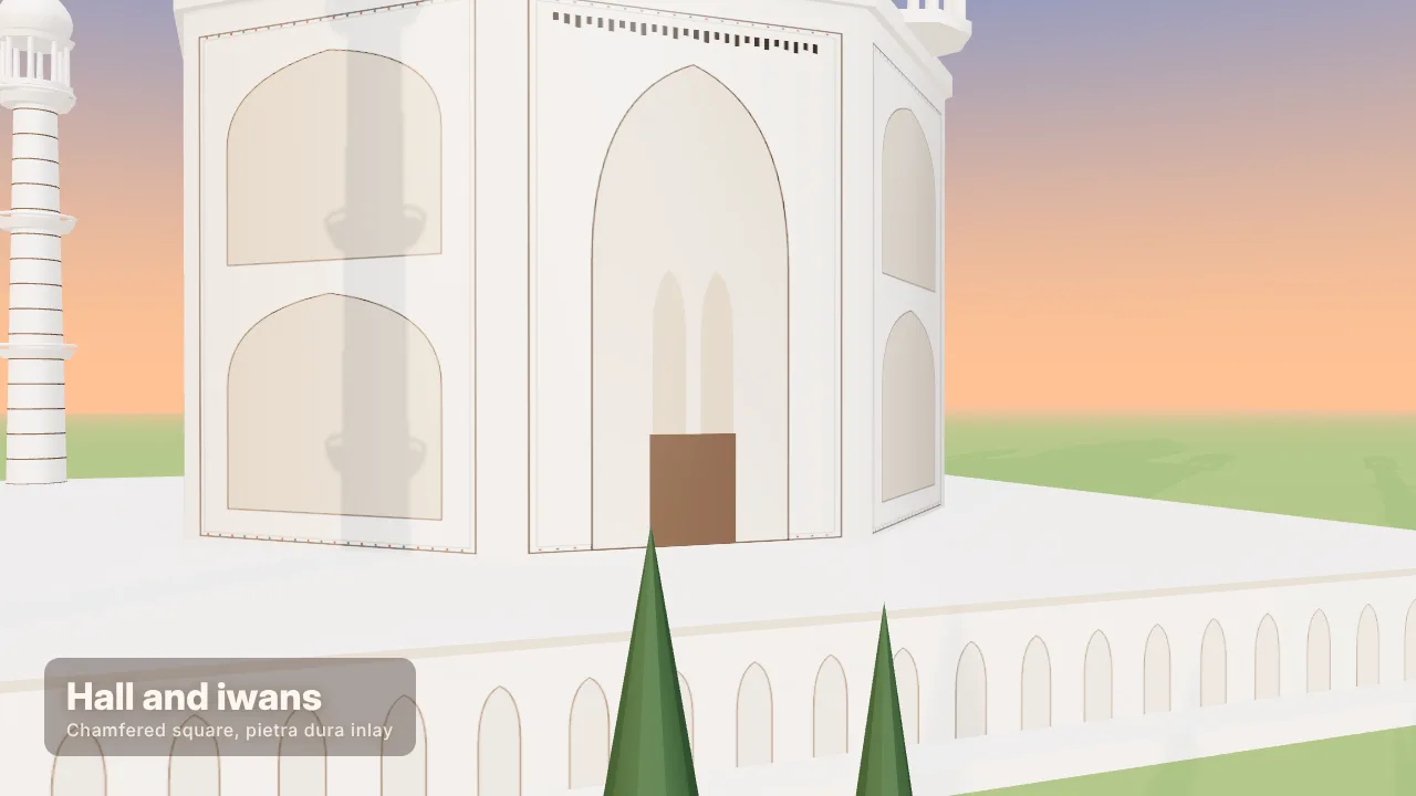 The Taj Mahal from one prompt