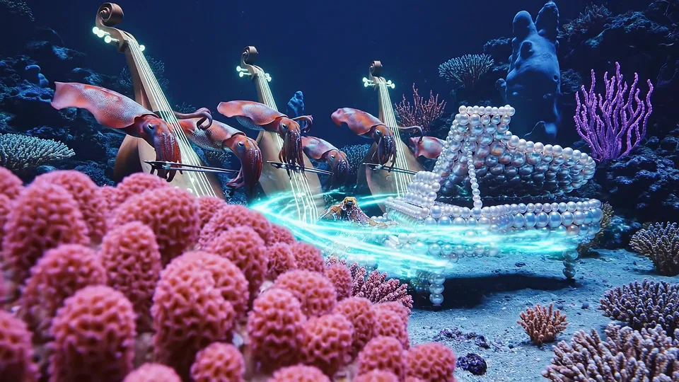 Bioluminescent symphony