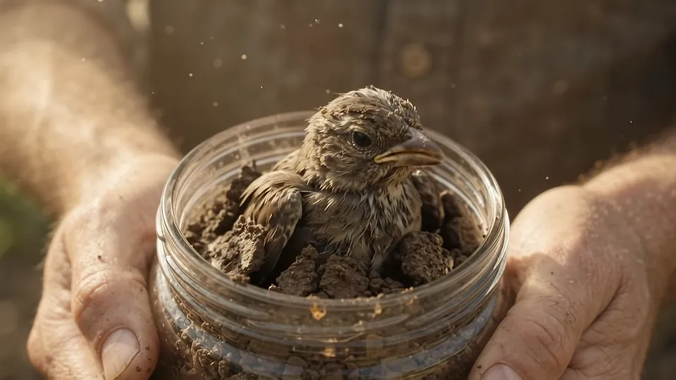 Bird from the earth