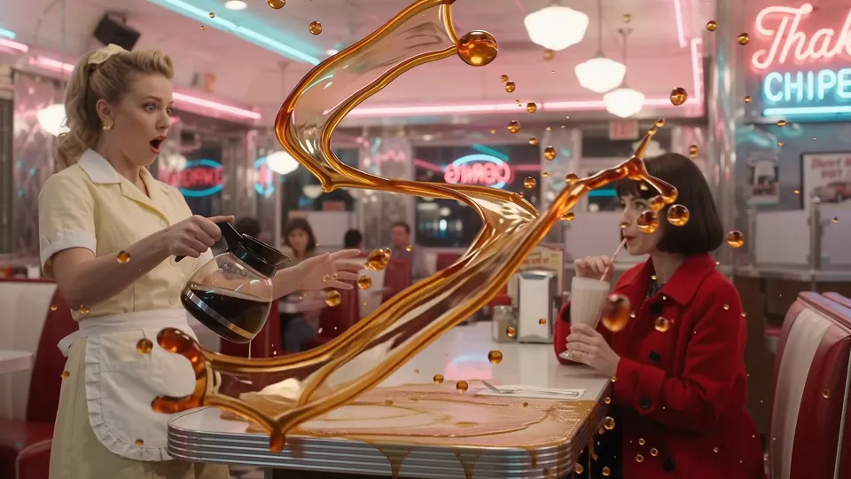 Coffee in suspended time