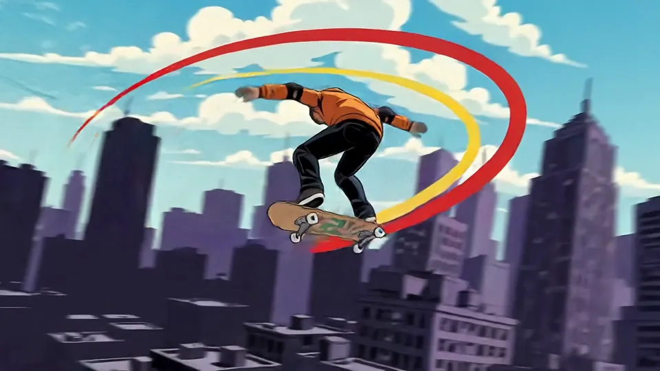 Comic skateboard