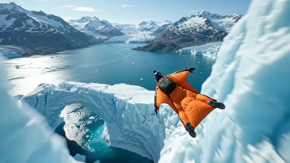 Glacier wingsuit