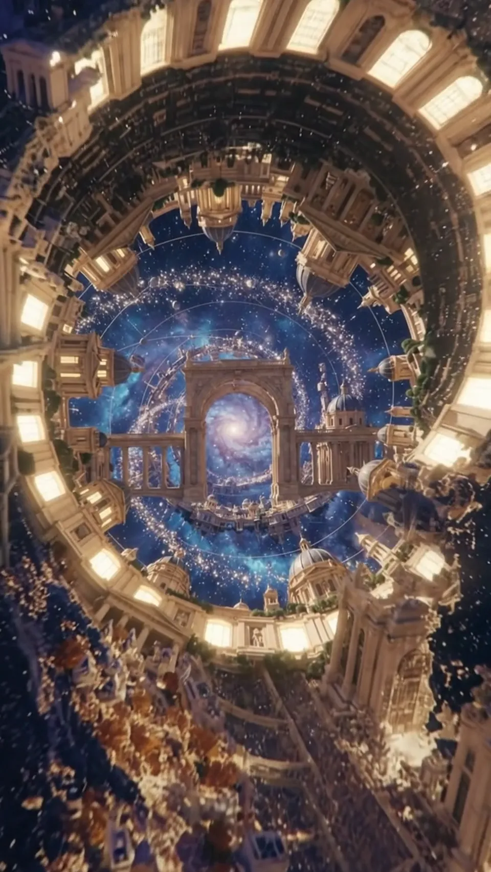 Orbital star city