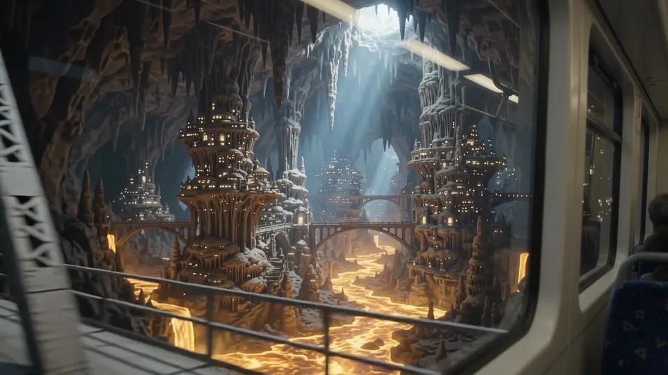 Train through the underworld